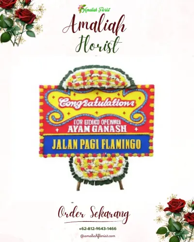 Bunga Papan Congratulation di Sungai Jodoh